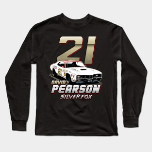 David Pearson 21 Silver Fox 70s Retro Long Sleeve T-Shirt